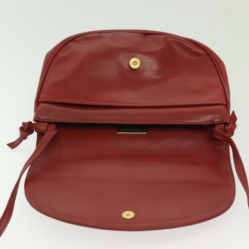 【日本直送】BOTTEGA VENETA 皮革肩背包 紅色 金色 正品 141290-9