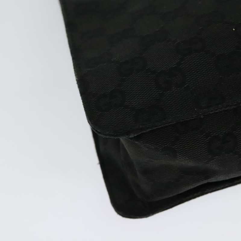 【日本直送】GUCCI GG帆布肩背包 黑色 銀色 120841 正品 141350-14