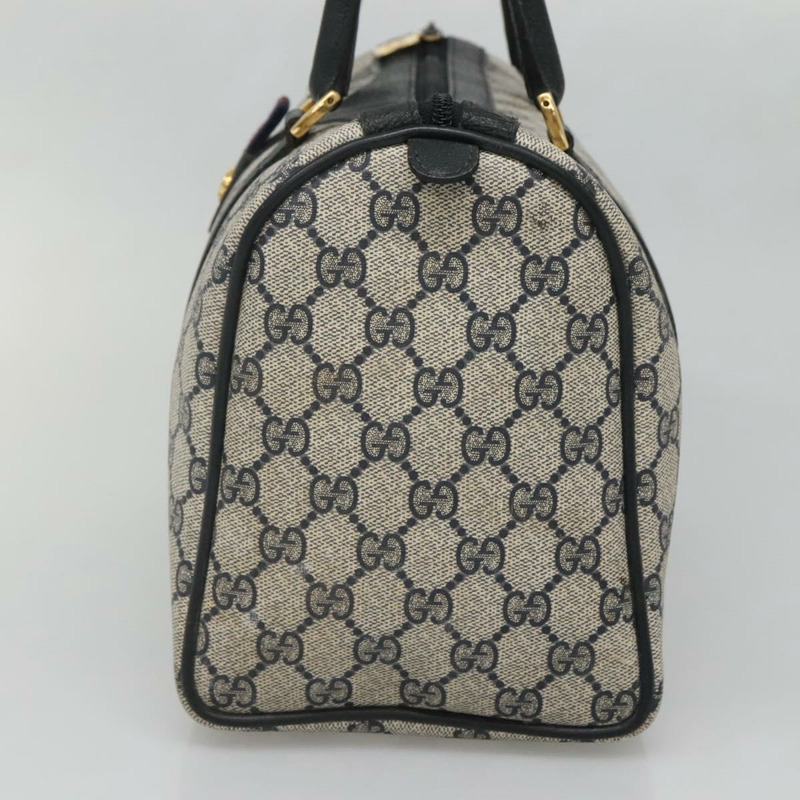 【日本直送】GUCCI GG Supreme 波士頓包 PVC 海軍藍/金色 40 02 007 正品 140470-3