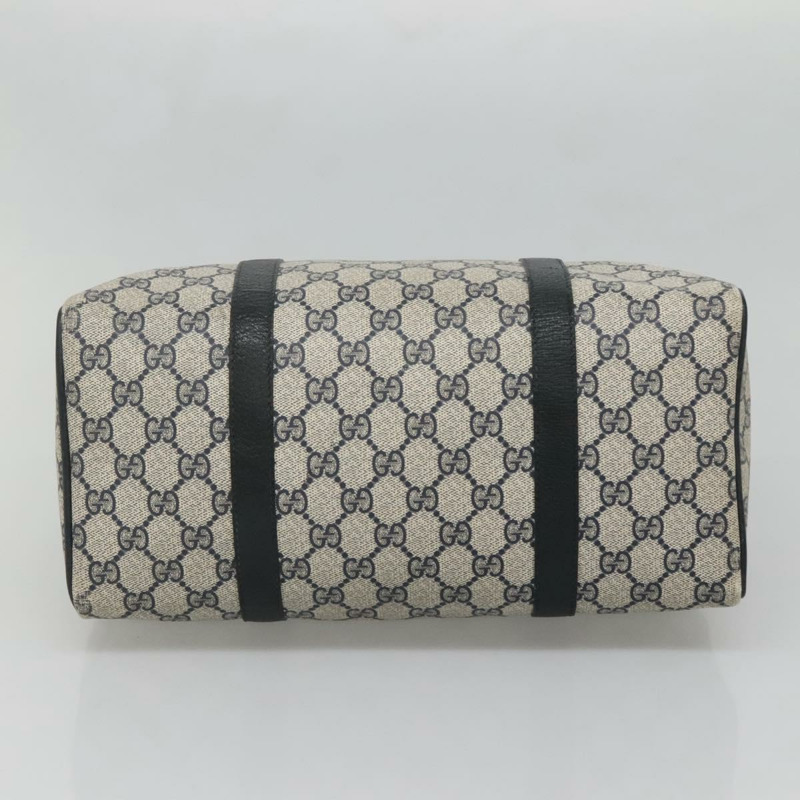 【日本直送】GUCCI GG Supreme 波士頓包 PVC 海軍藍/金色 40 02 007 正品 140470-4