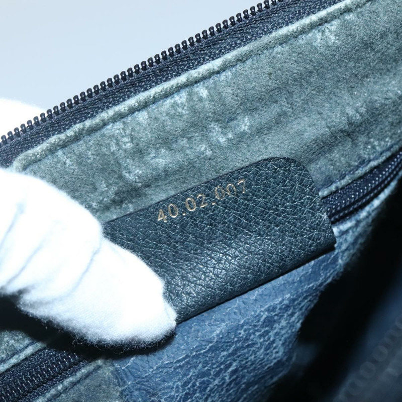 【日本直送】GUCCI GG Supreme 波士頓包 PVC 海軍藍/金色 40 02 007 正品 140470-11