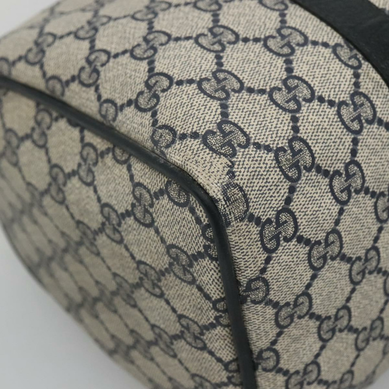 【日本直送】GUCCI GG Supreme 波士頓包 PVC 海軍藍/金色 40 02 007 正品 140470-14