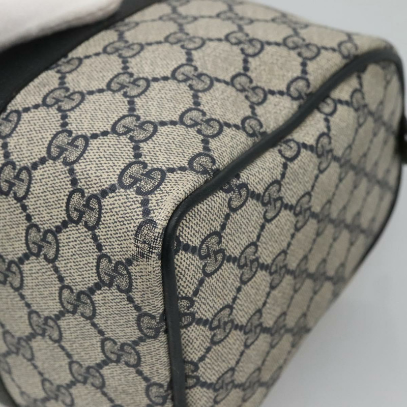 【日本直送】GUCCI GG Supreme 波士頓包 PVC 海軍藍/金色 40 02 007 正品 140470-15
