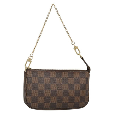 路易威登 Damier Ebene 迷你手拿包配件包 N58009 LV 正品 140513