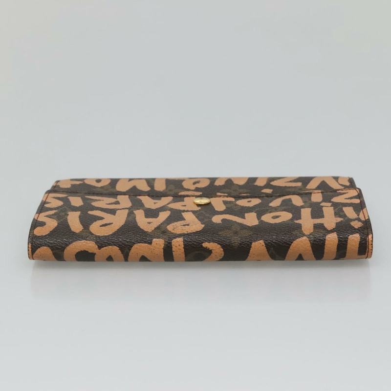 【日本直送】路易威登 Graffiti Porte Monnaie 信用錢包 橙色 M92190 LV 正品 140515-4