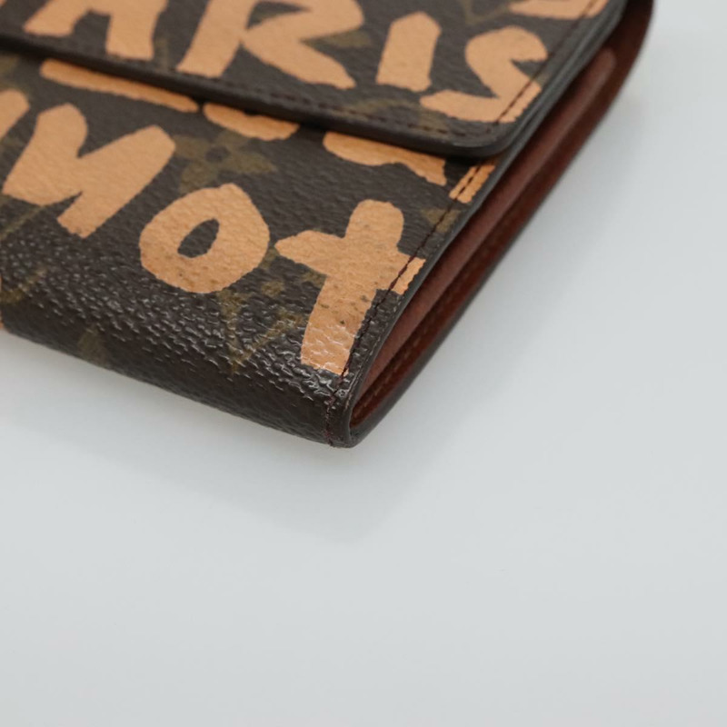 【日本直送】路易威登 Graffiti Porte Monnaie 信用錢包 橙色 M92190 LV 正品 140515-6
