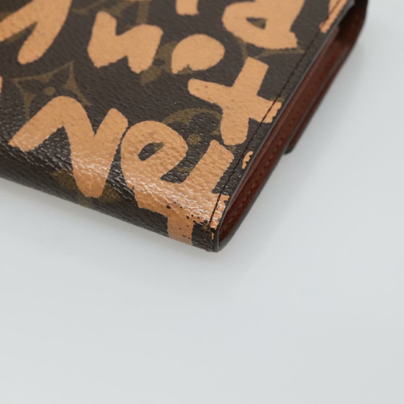 【日本直送】路易威登 Graffiti Porte Monnaie 信用錢包 橙色 M92190 LV 正品 140515-14