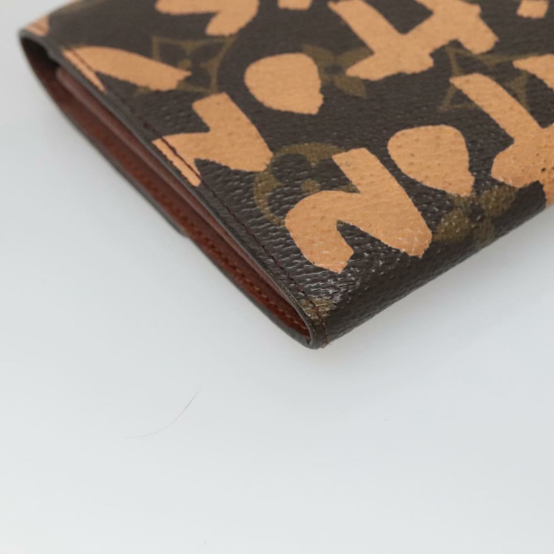 【日本直送】路易威登 Graffiti Porte Monnaie 信用錢包 橙色 M92190 LV 正品 140515-15