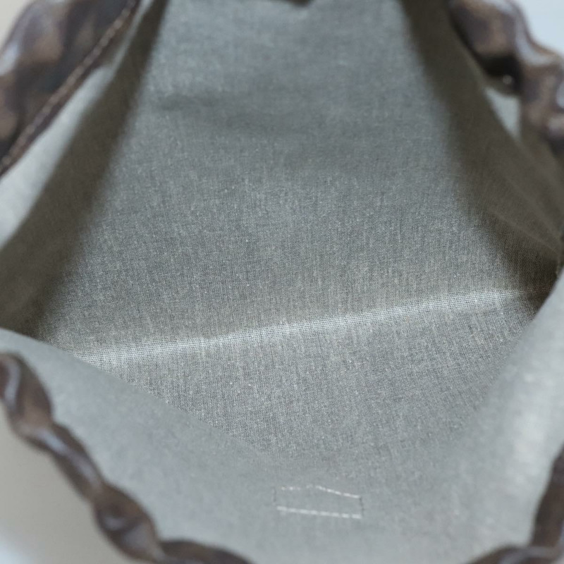 【日本直送】CELINE Macadam帆布手拿包 PVC皮革 棕色 金色 Auth 140474-9