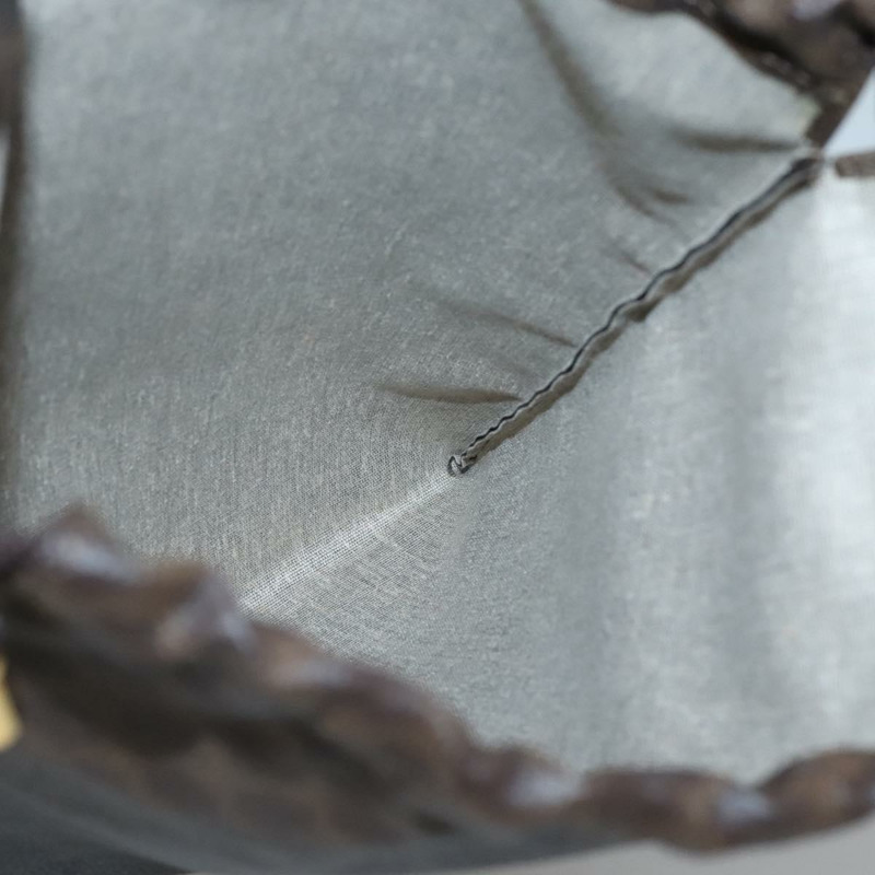 【日本直送】CELINE Macadam帆布手拿包 PVC皮革 棕色 金色 Auth 140474-10