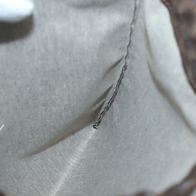 【日本直送】CELINE Macadam帆布手拿包 PVC皮革 棕色 金色 Auth 140474-11