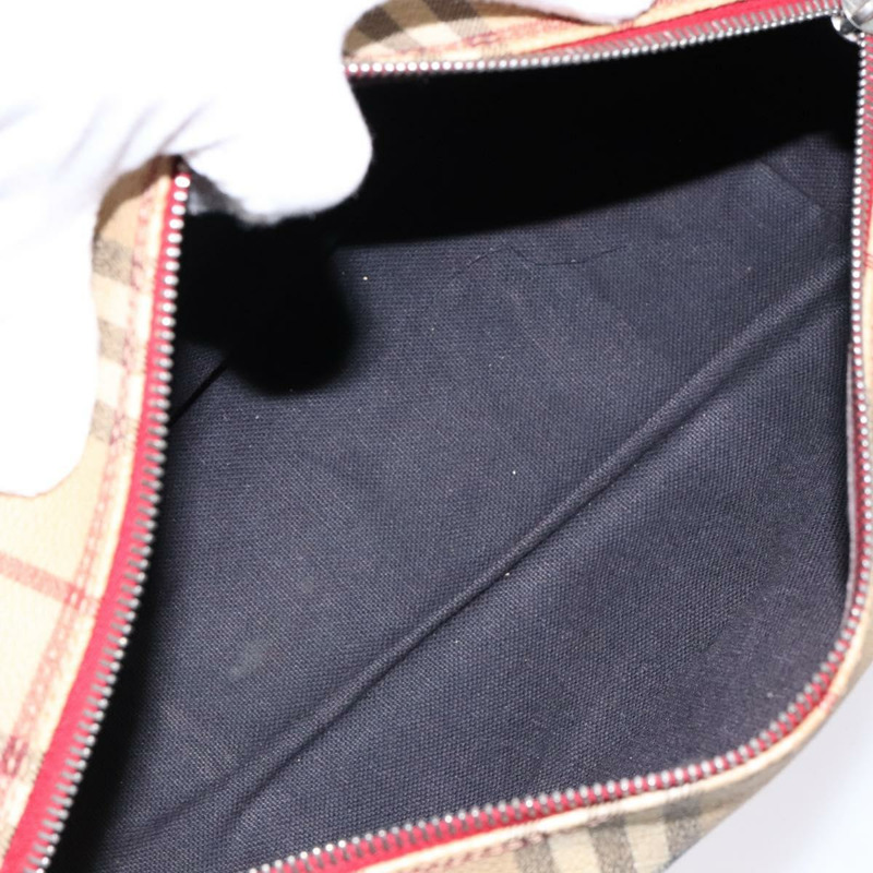 【日本直送】BURBERRY Nova 格紋手提包 PVC 米色 正品 ac3864-10