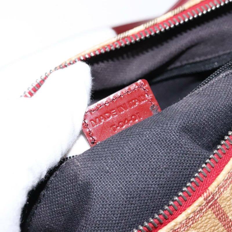 【日本直送】BURBERRY Nova 格紋手提包 PVC 米色 正品 ac3864-11