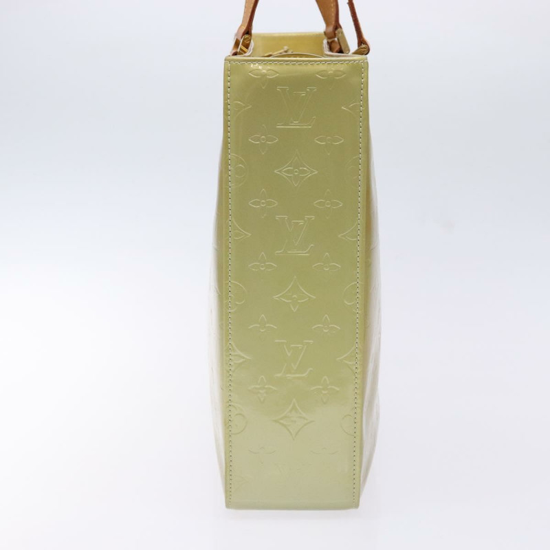 【日本直送】路易威登 Monogram Vernis Columbus 灰色手提包 M91028 LV Auth 141489-2