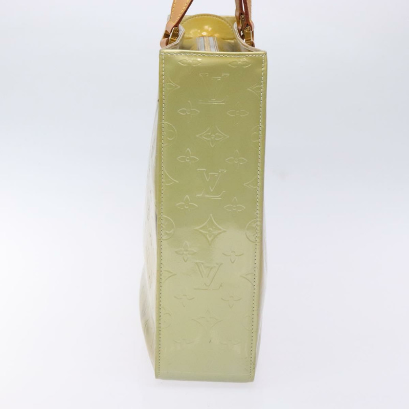 【日本直送】路易威登 Monogram Vernis Columbus 灰色手提包 M91028 LV Auth 141489-3