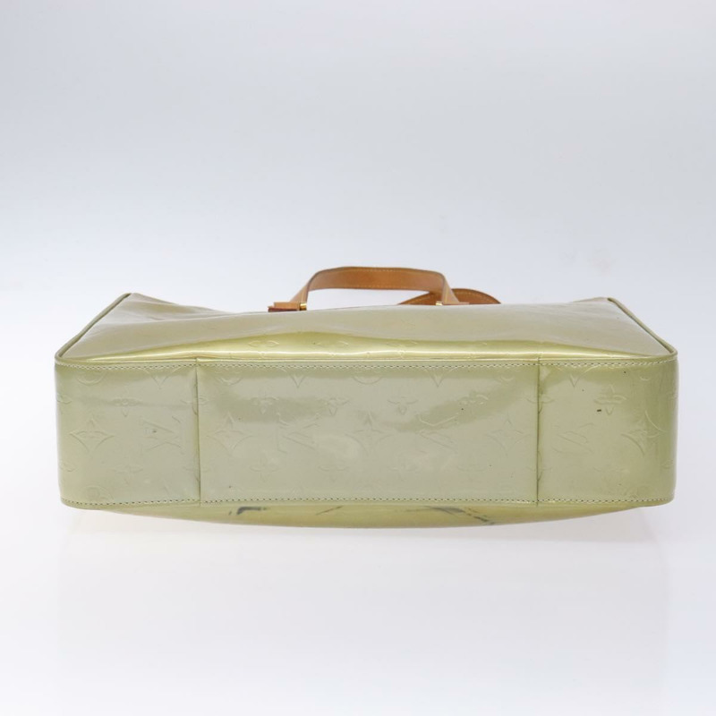 【日本直送】路易威登 Monogram Vernis Columbus 灰色手提包 M91028 LV Auth 141489-4