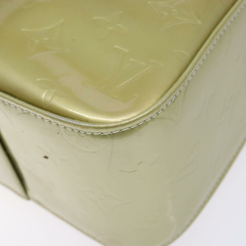 【日本直送】路易威登 Monogram Vernis Columbus 灰色手提包 M91028 LV Auth 141489-13