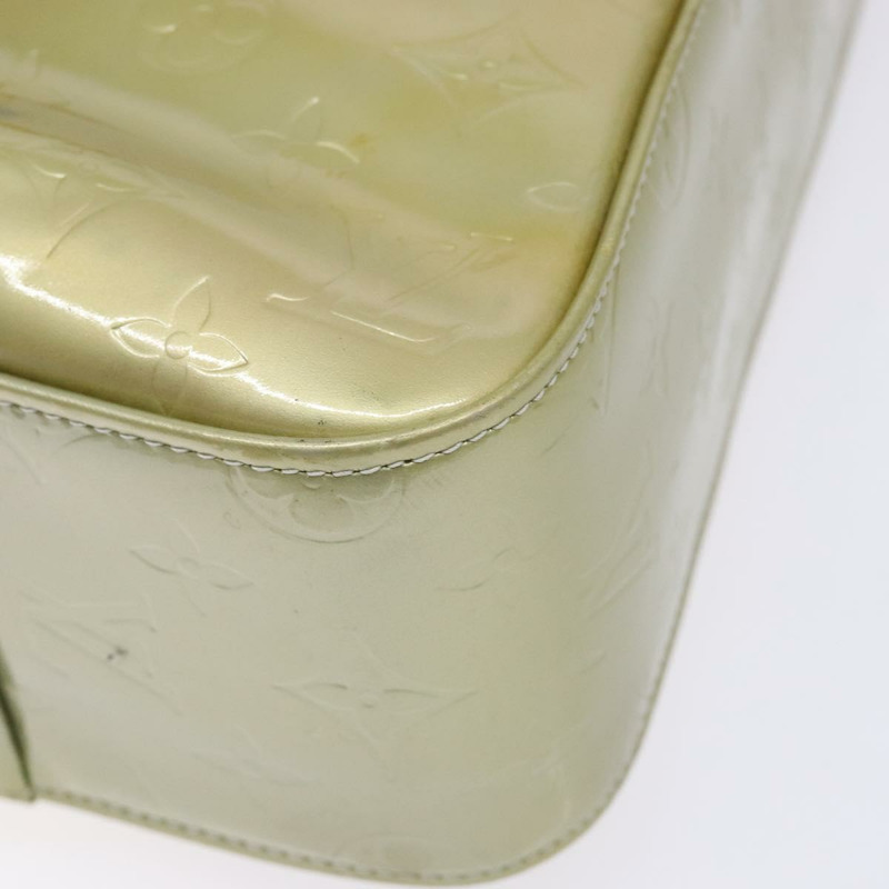 【日本直送】路易威登 Monogram Vernis Columbus 灰色手提包 M91028 LV Auth 141489-15