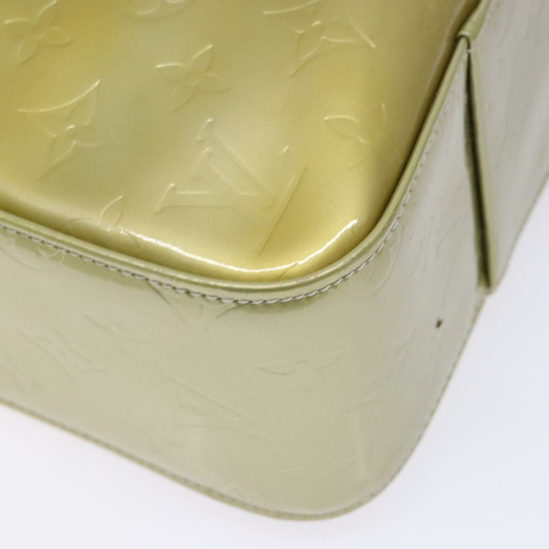 【日本直送】路易威登 Monogram Vernis Columbus 灰色手提包 M91028 LV Auth 141489-16