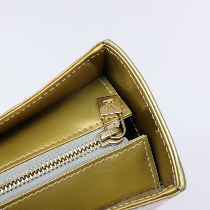 【日本直送】路易威登 Monogram Vernis Columbus 灰色手提包 M91028 LV Auth 141489-17