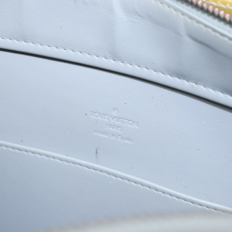 【日本直送】路易威登 Monogram Vernis Columbus 灰色手提包 M91028 LV Auth 141489-18