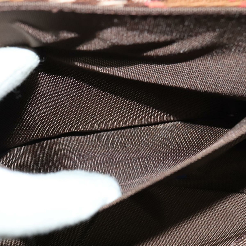 【日本直送】BURBERRY Nova Check Blue Label 單肩包 帆布 棕色 銀色 正品 141511-18