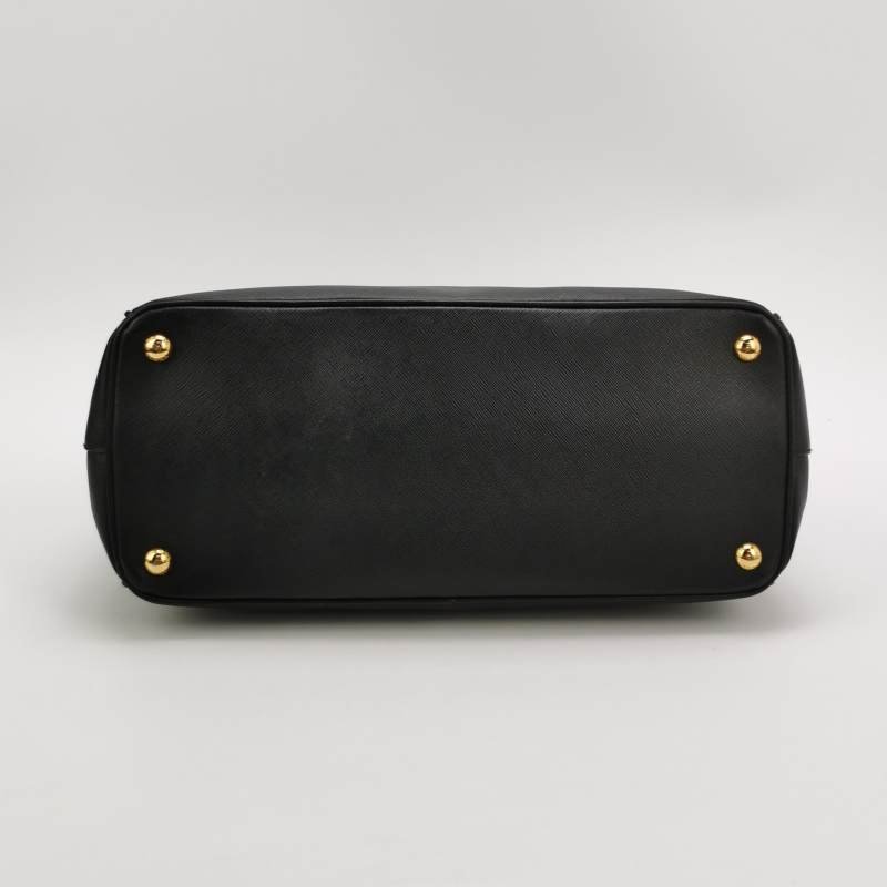 Prada Galleria殺手包大號牛皮純色三角徽標斜挎包單肩包-5