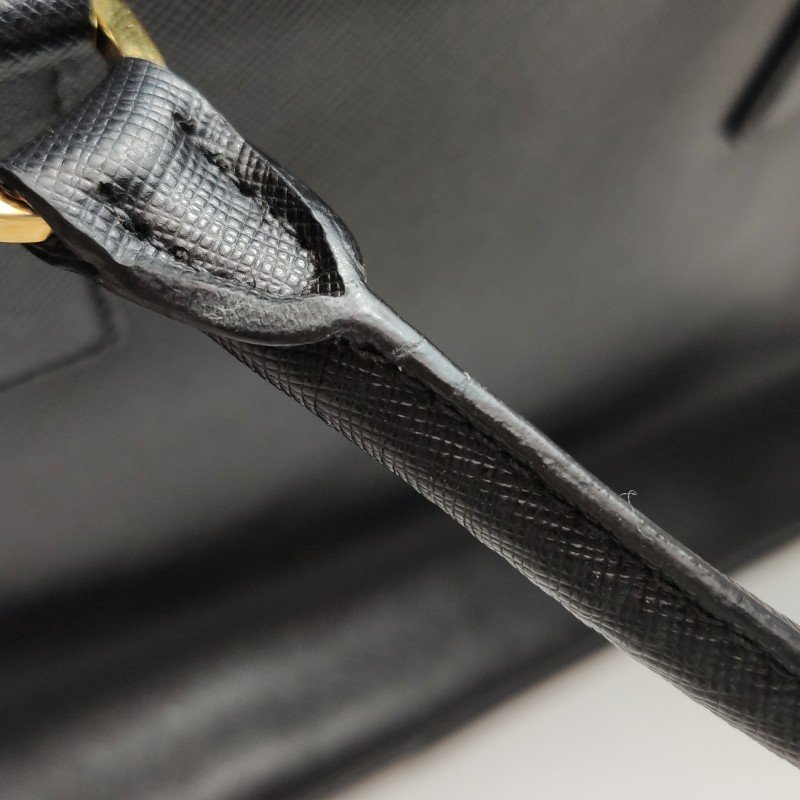 Prada Galleria殺手包大號牛皮純色三角徽標斜挎包單肩包-24