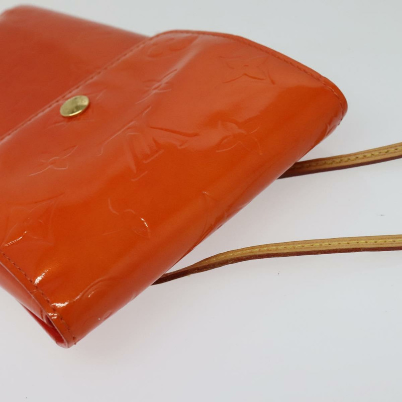 【日本直送】路易威登 Monogram Vernis Walker 錢包 橙色 LV 正品 140710-5