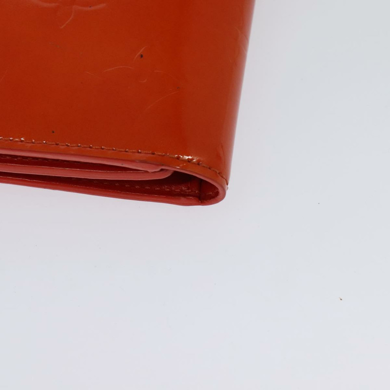 【日本直送】路易威登 Monogram Vernis Walker 錢包 橙色 LV 正品 140710-16