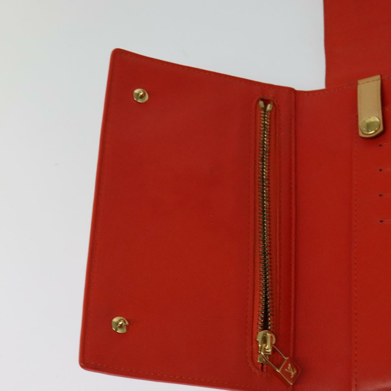 【日本直送】路易威登 Monogram Vernis Walker 錢包 橙色 LV 正品 140710-19