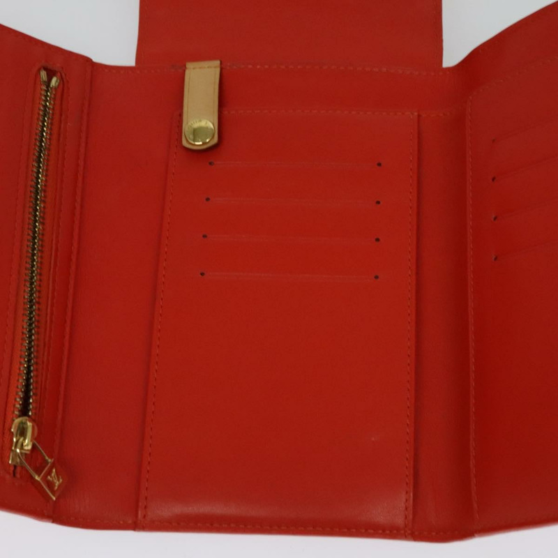 【日本直送】路易威登 Monogram Vernis Walker 錢包 橙色 LV 正品 140710-20