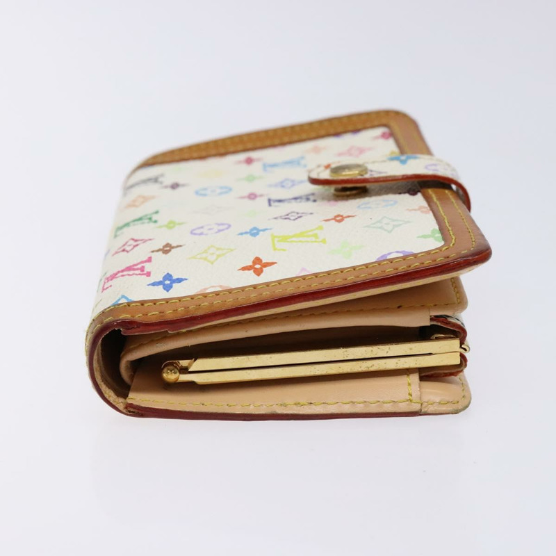 【日本直送】路易威登 多色 Portefeuille Viennois 皮夾白色 M92987 正品 141553-2