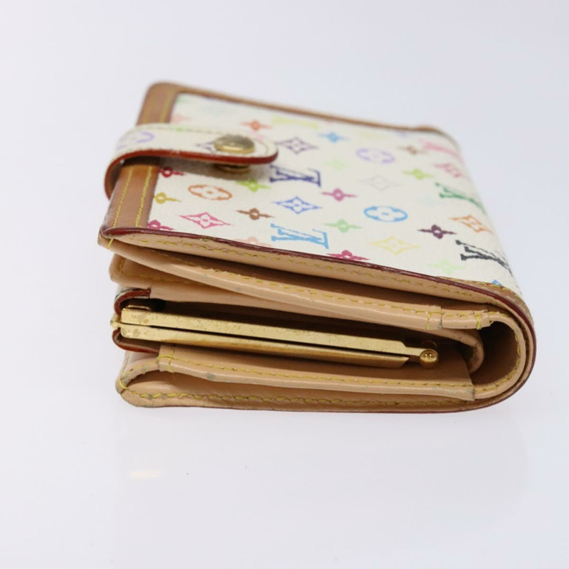 【日本直送】路易威登 多色 Portefeuille Viennois 皮夾白色 M92987 正品 141553-3