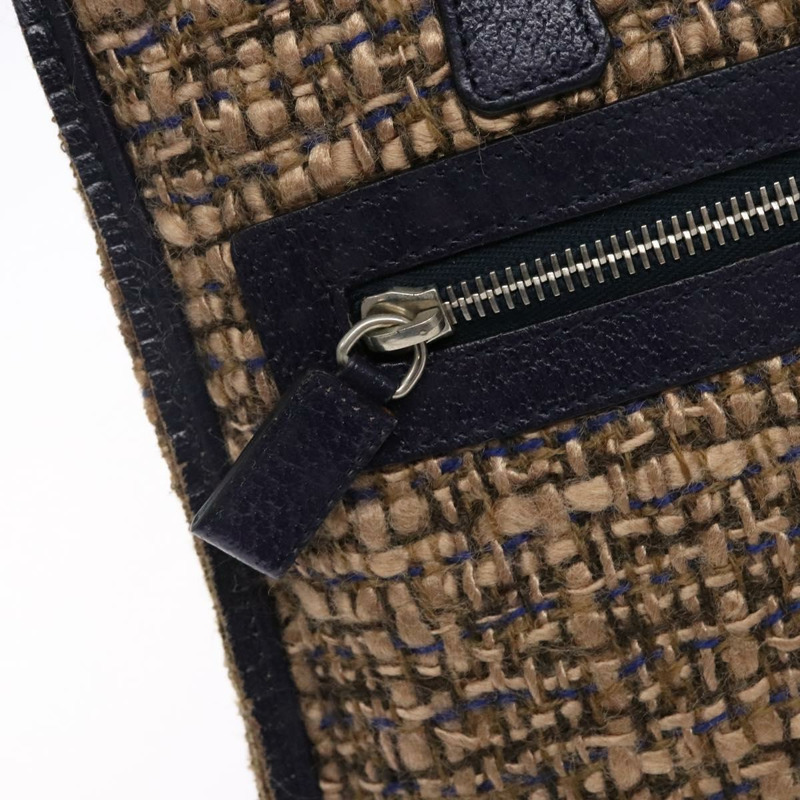 【日本直送】PRADA 手袋 斜紋軟呢 米色 銀色 正品 bs29049-16