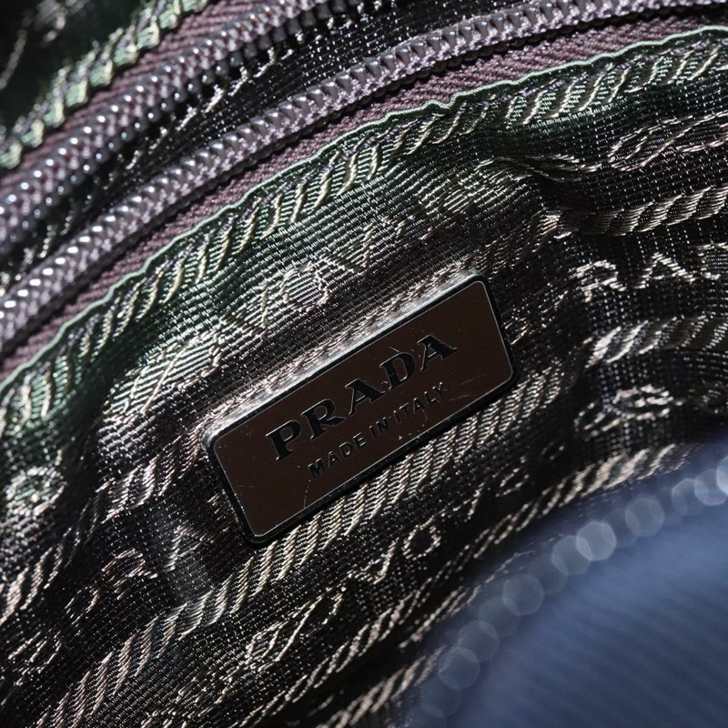 【日本直送】PRADA 手袋 斜紋軟呢 米色 銀色 正品 bs29049-18