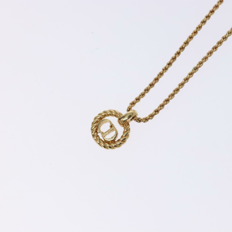 【日本直送】Christian Dior 項鍊 金屬 金 Auth bs29180-2