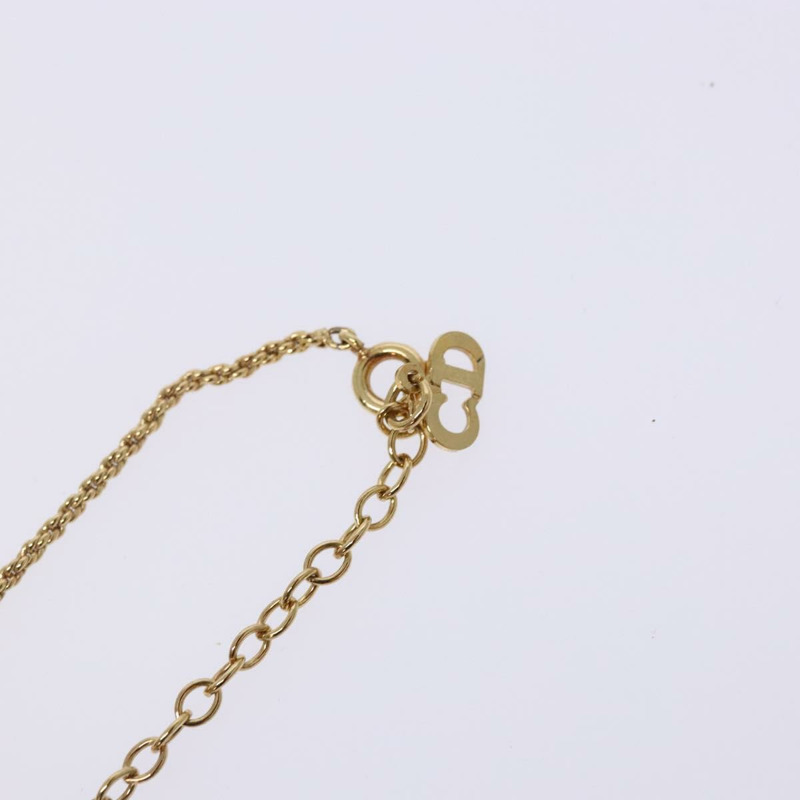 【日本直送】Christian Dior 項鍊 金屬 金 Auth bs29180-6