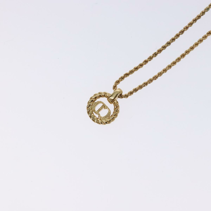 【日本直送】Christian Dior 項鍊 金屬 金 Auth bs29180-8