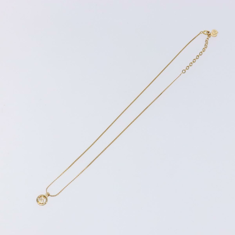 【日本直送】Christian Dior 項鍊 金屬 金 Auth bs29171-1