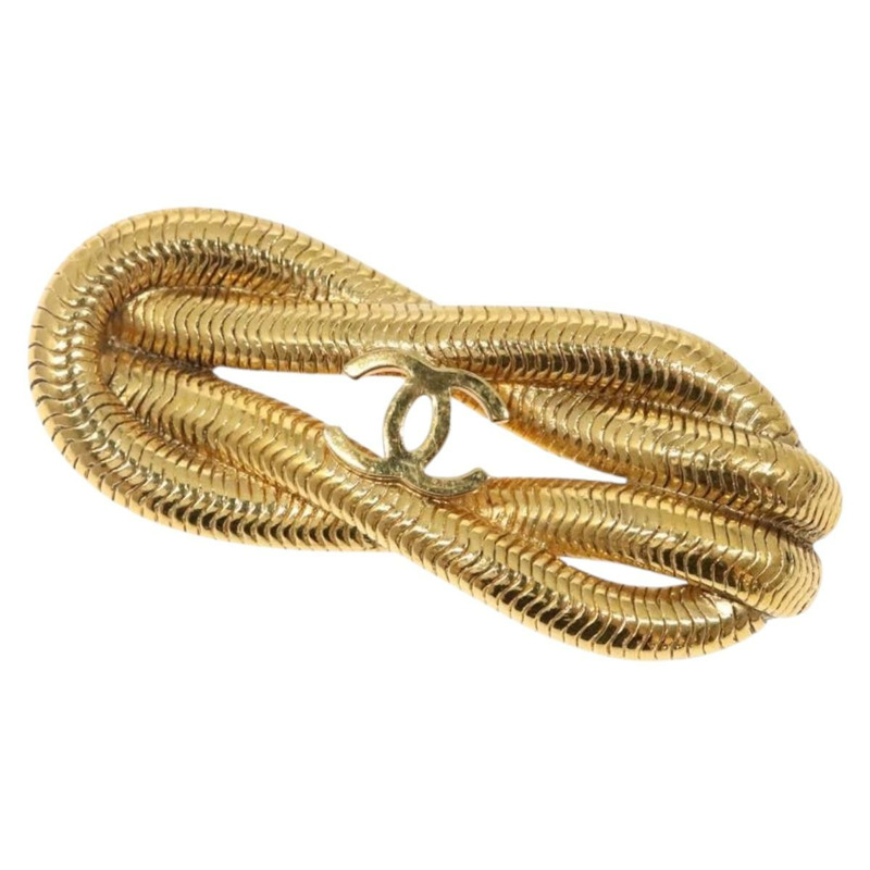 【日本直送】香奈兒金CC胸針，正品編號bs29186-0