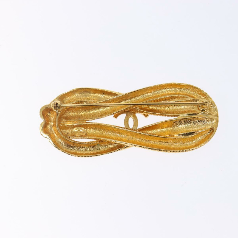 【日本直送】香奈兒金CC胸針，正品編號bs29186-2