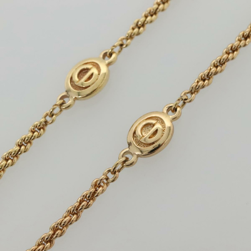 【日本直送】Christian Dior 項鍊 金屬 金 Auth bs29176-4