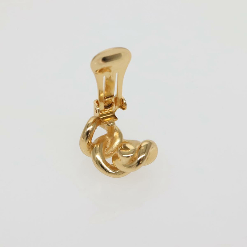【日本直送】Christian Dior 耳環 金屬 金 Auth bs29162-7
