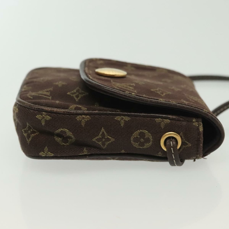 【日本直送】路易威登 Monogram Mini Pochette Cancun 手拿包 棕色 M95313 LV Auth 141685-2