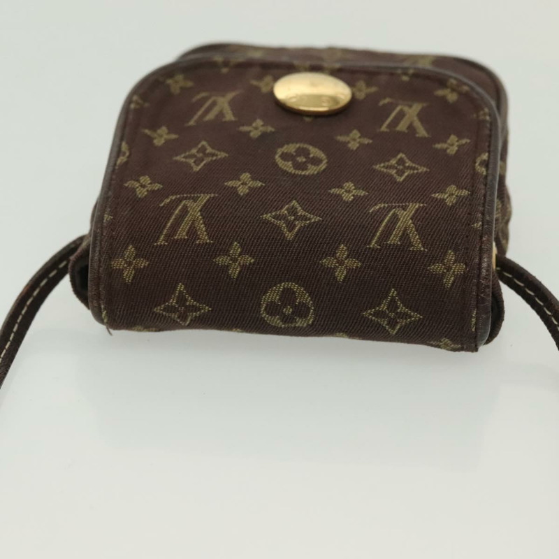 【日本直送】路易威登 Monogram Mini Pochette Cancun 手拿包 棕色 M95313 LV Auth 141685-5