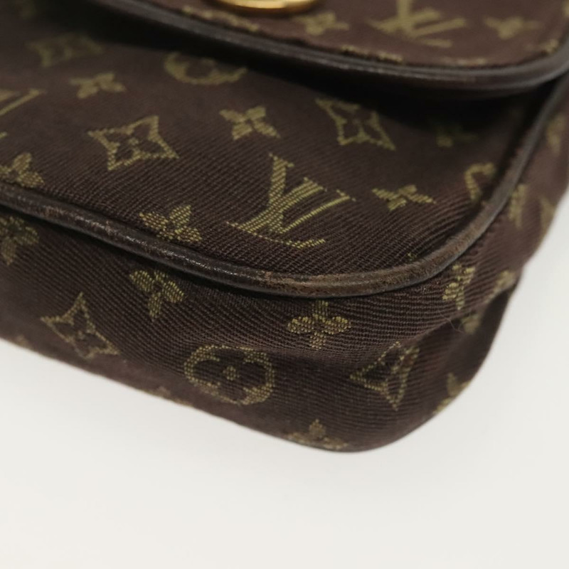 【日本直送】路易威登 Monogram Mini Pochette Cancun 手拿包 棕色 M95313 LV Auth 141685-13