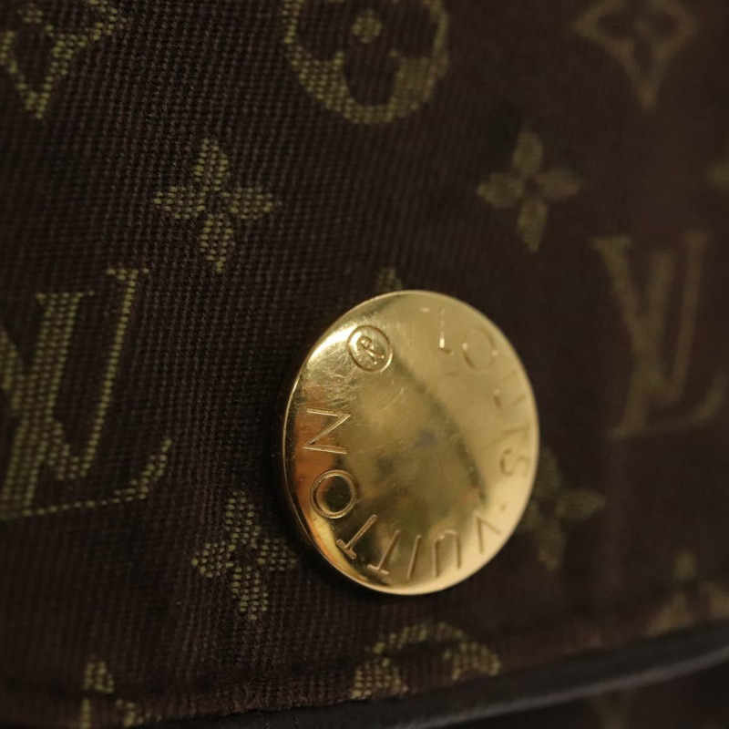 【日本直送】路易威登 Monogram Mini Pochette Cancun 手拿包 棕色 M95313 LV Auth 141685-16