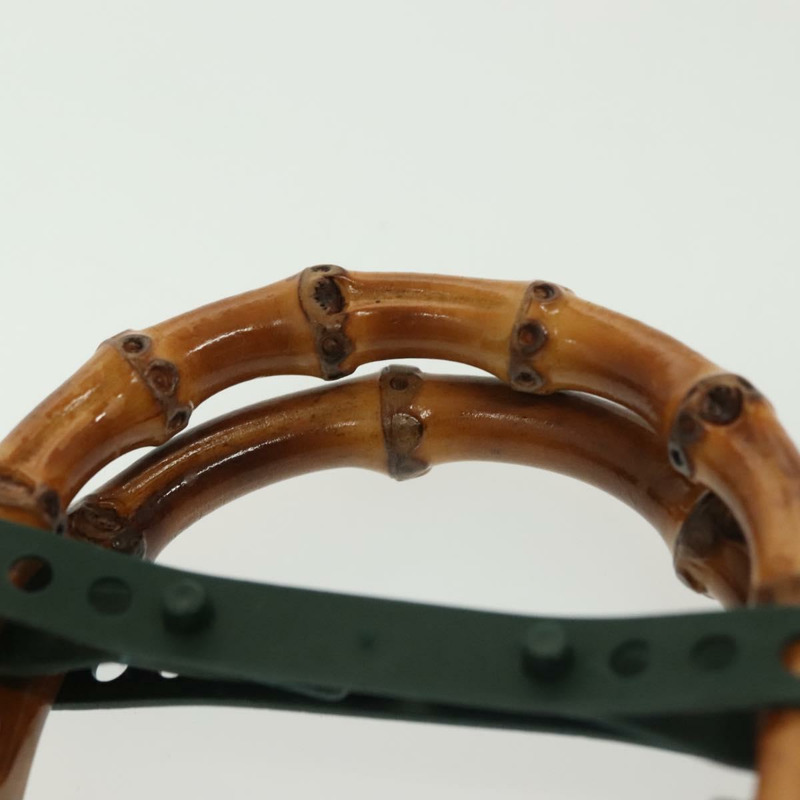 【日本直送】GUCCI 竹節手提包 尼龍 兩用 黑色 銀色 007 2040 0275 正品 141697-7