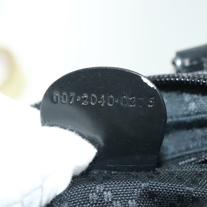 【日本直送】GUCCI 竹節手提包 尼龍 兩用 黑色 銀色 007 2040 0275 正品 141697-11